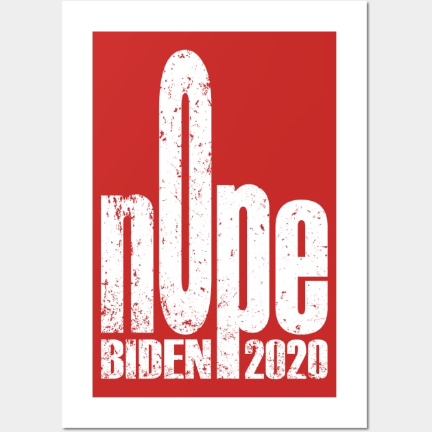 Vintage Biden 2020 Nope Wall Art by Etopix